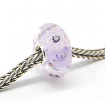 Soft Lavender Flower Monroe - Elfbeads Glas - Originalfoto